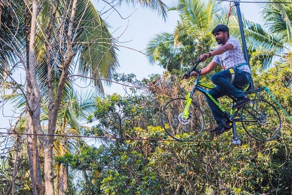 High rope activities