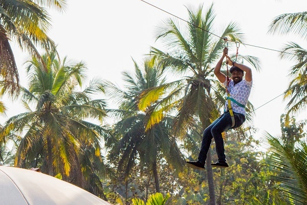Zip line activity